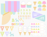 Birthday Sensory Printable Dramatic Play Kit