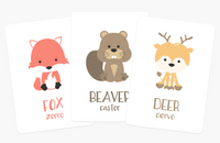 Woodland Animal Flashcards