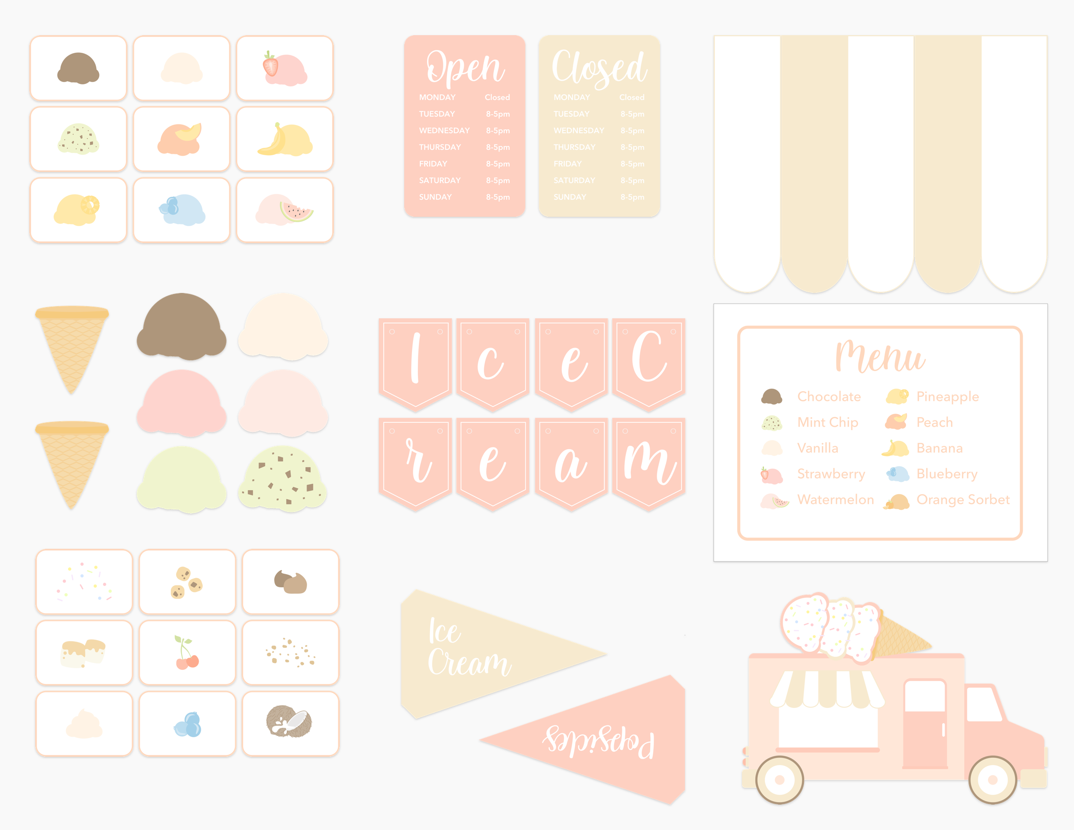 Ice Cream Shop Dramatic Play