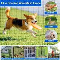 48 INCHx33 FT Black Vinyl-coated Metal Mesh, 16 Gauge 0.67 Inch Black PVC Metal Mesh, Black Welded Wire Mesh Support, Po