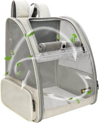 Texsens Innovative Traveler Bubble Backpack Pet Carriers for Cats and Dogs (Black) - BIG FRENCHIES