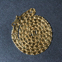 2.9mm 14k Yellow Gold Heart Chain