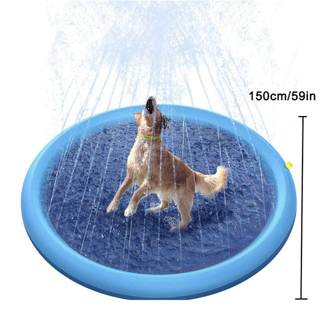 Pet Dog Sprinkler Pad Play Cooling Mat - BIG FRENCHIES