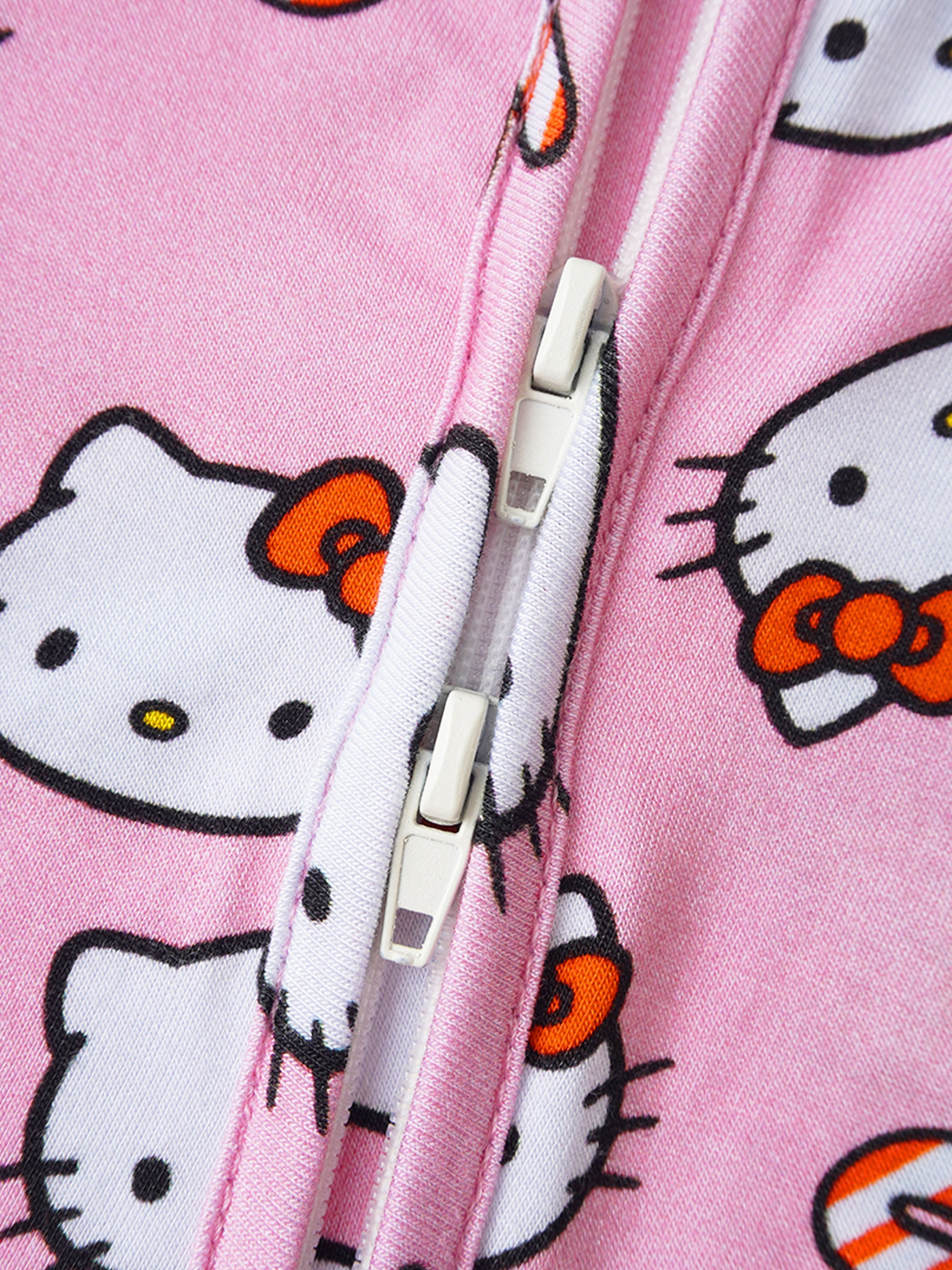 PoshTOT Sanrio Hello Kitty Pink Bamboo Baby Convertible Zippy Romper