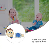 MEACAOFG Novelty toys simulation face squeeze pimple toys popping pimples parent-child board games funny family party games