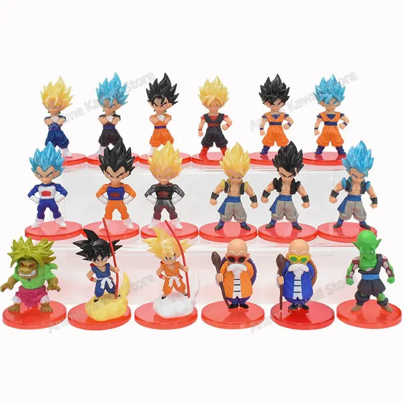 18pcs/Set Dragon Ball Z Figure Collectable Model Doll Toys Kids Gifts - # BOT&G522610001 - BIG FRENCHIES