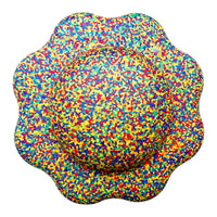 Flower-shaped Balance Board for Stepping Stones in Rainbow Confetti - BIG FRENCHIES