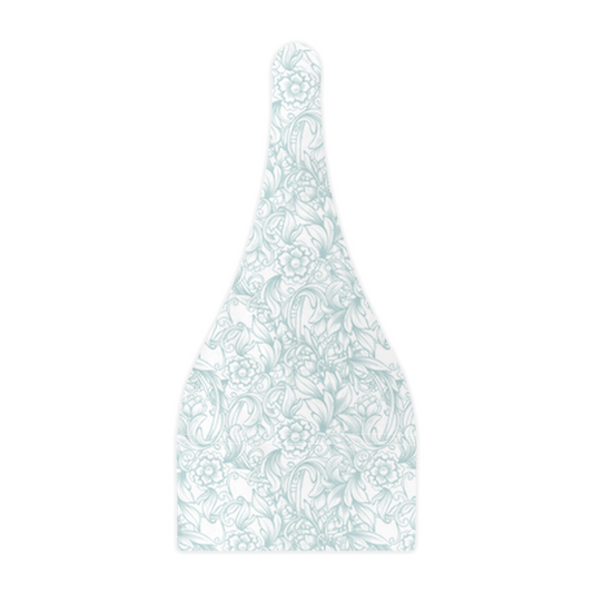 Tooled Teal Baby Beanies