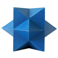 Blue Star-Shaped Natural Rubber Dog Chew Toy – Durable & Textured for Engaging Playtime - BIG FRENCHIES