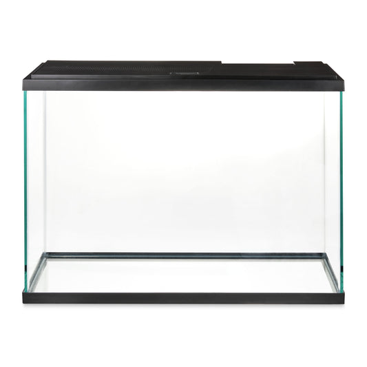Glass 29 Gallon Aquarium Starter Kit, Black, 30.2''L X 12.44''W X 21.18''H - BIG FRENCHIES