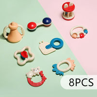 Baby Grip Teether and Rattle Toy for Infants