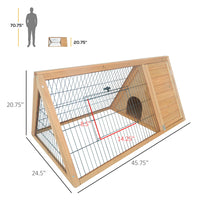 Wooden Rabbit Cage