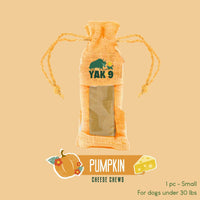 Pumpkin Cheese Chews for Dogs