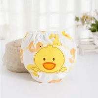 1Pcs Cute Baby Diapers Reusable Nappies Cloth Diaper Washable Cotton Training Pants Panties - BIG FRENCHIES