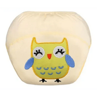 1Pcs Cute Baby Diapers Reusable Nappies Cloth Diaper Washable Cotton Training Pants Panties - BIG FRENCHIES