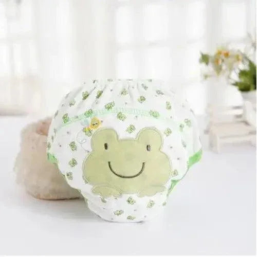1Pcs Cute Baby Diapers Reusable Nappies Cloth Diaper Washable Cotton Training Pants Panties - BIG FRENCHIES