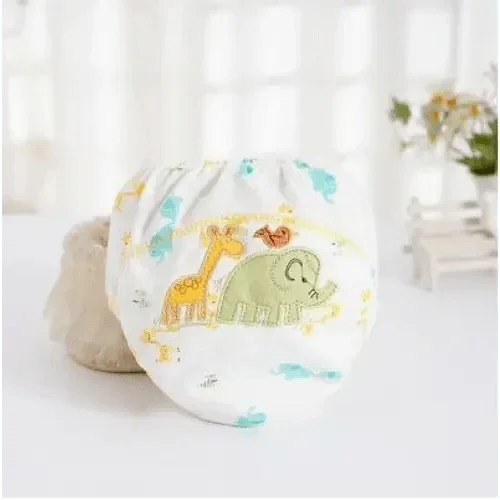 1Pcs Cute Baby Diapers Reusable Nappies Cloth Diaper Washable Cotton Training Pants Panties - BIG FRENCHIES