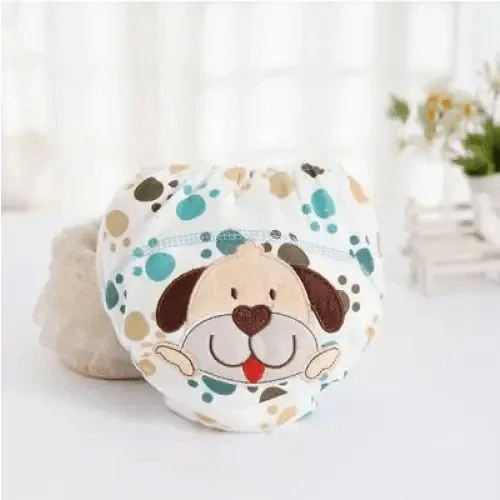 1Pcs Cute Baby Diapers Reusable Nappies Cloth Diaper Washable Cotton Training Pants Panties - BIG FRENCHIES