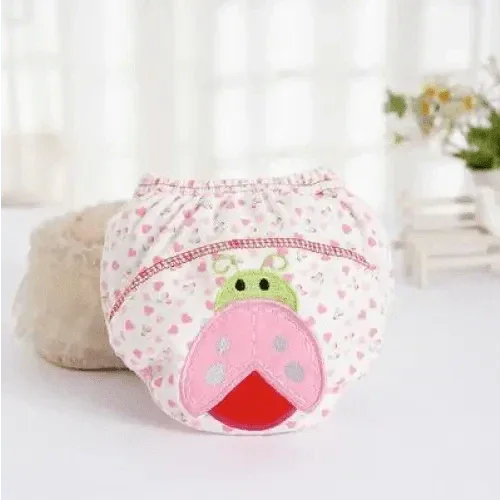 1Pcs Cute Baby Diapers Reusable Nappies Cloth Diaper Washable Cotton Training Pants Panties - BIG FRENCHIES