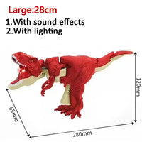 Hand Press Tyrannosaurus Rex Dinosaur Toys - # BOT&G512610003 - BIG FRENCHIES