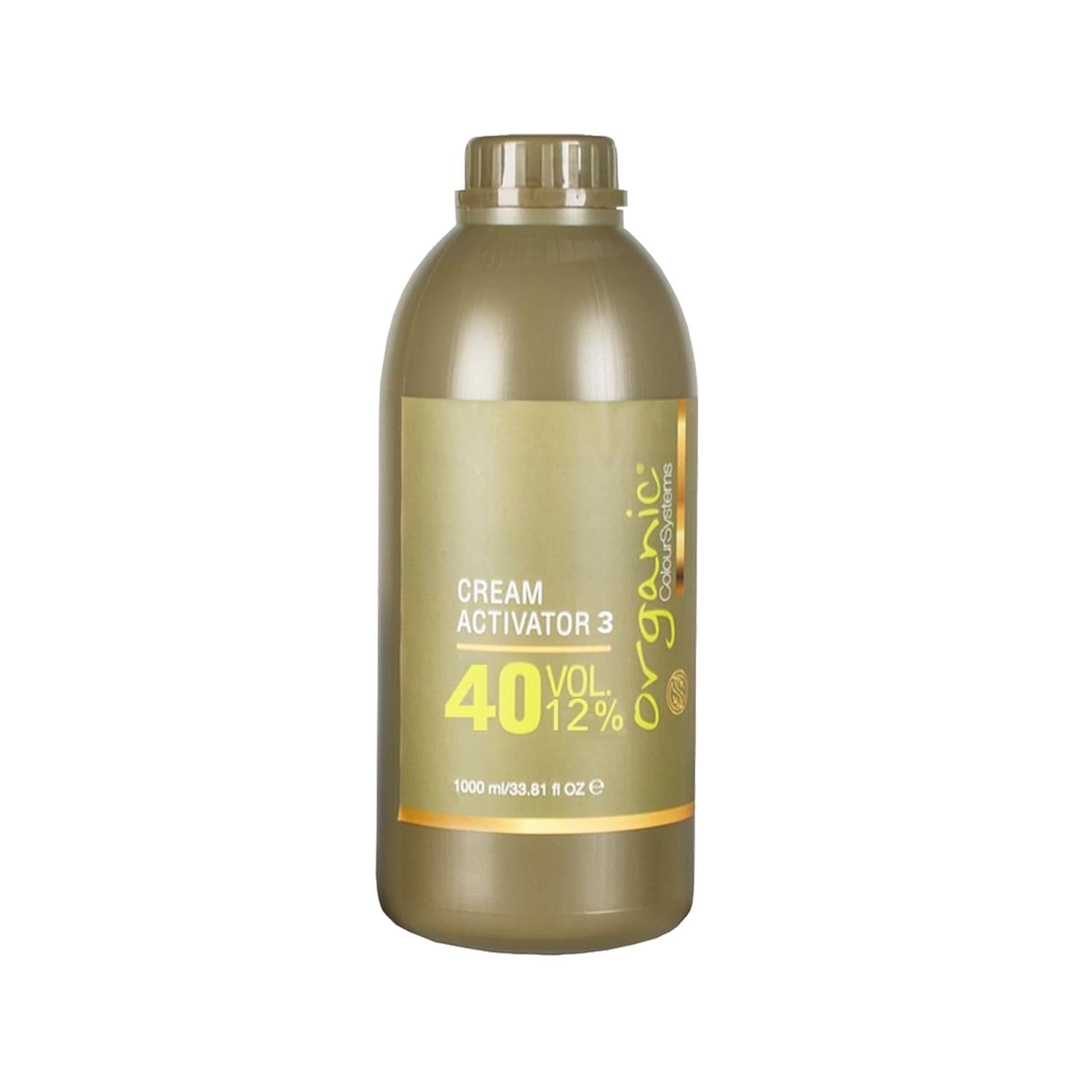Organic Colour Systems 40 Volume Hair Developer & Oxidizer - 12% Oxidizing Agent, 1000ml for Professional Hair Coloring & Bleaching