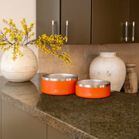 Tilley + Me Stainless Steel Pet Bowl – Non-Slip, Durable & Dishwasher Safe | 32oz and 64oz