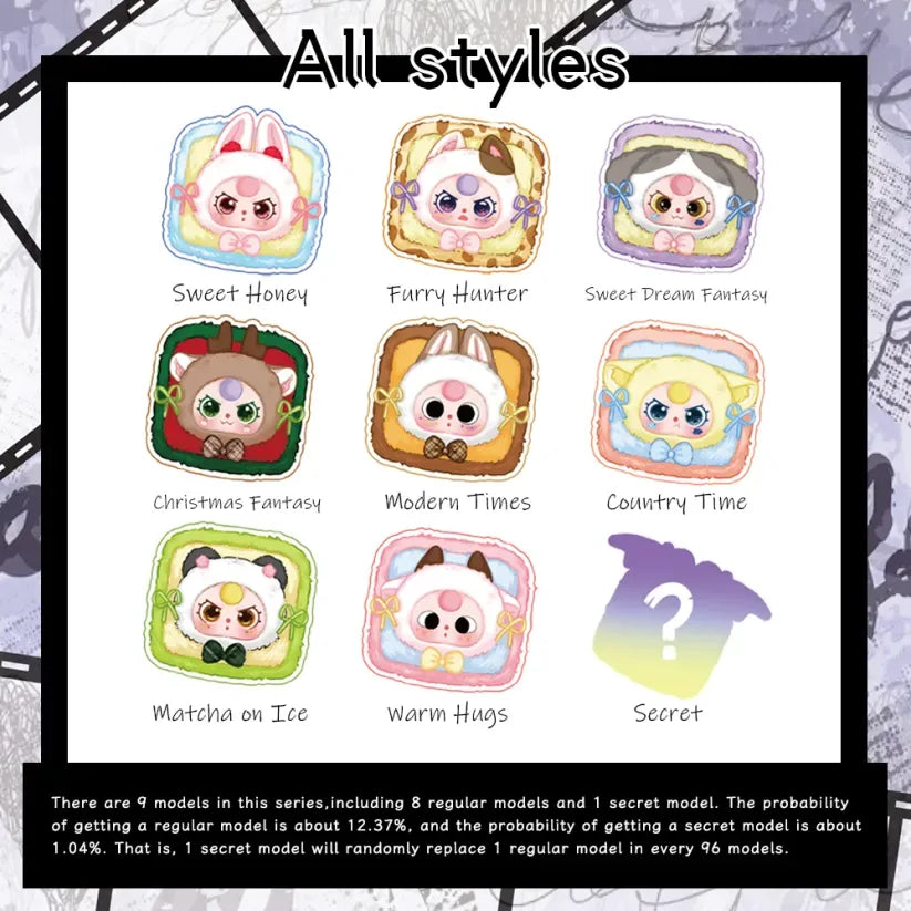Baby Three Jewelry Box Series Plush Blind Box - BIG FRENCHIES