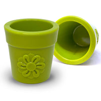 Large Flower Pot eCup Dog Treat Dispenser | Durable USA-Made Enrichment Toy | SodaPup - BIG FRENCHIES