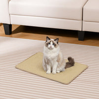12 Pieces Cat Scratcher Mat Set 24  x 16 Inch Natural Sisal Pads