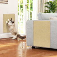 12 Pieces Cat Scratcher Mat Set 24  x 16 Inch Natural Sisal Pads