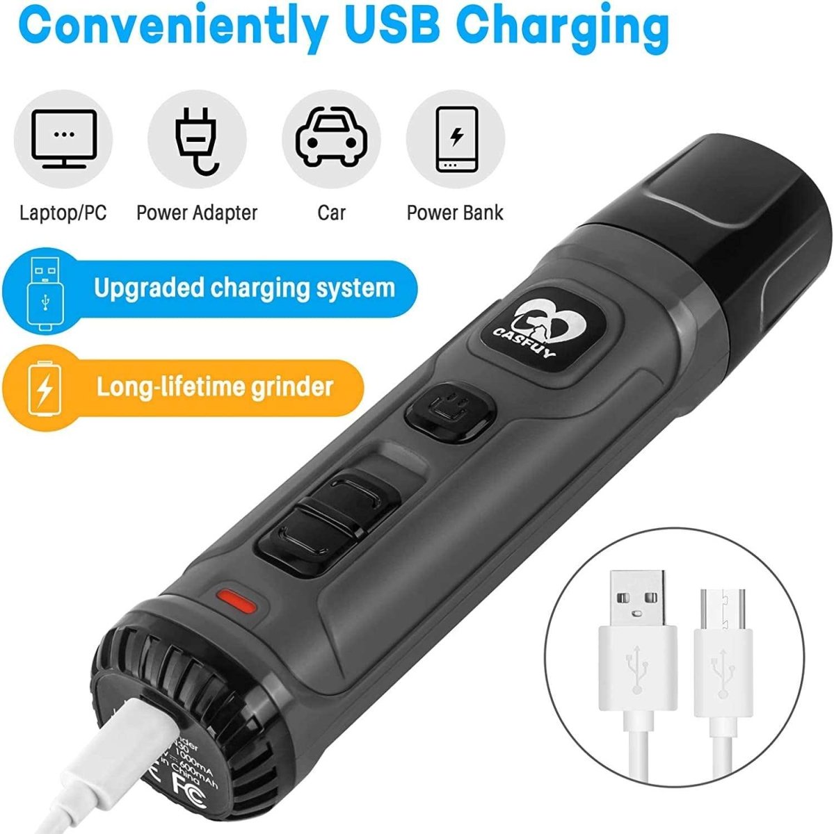 Dog nail easier with 2 LED Light - BIG FRENCHIES