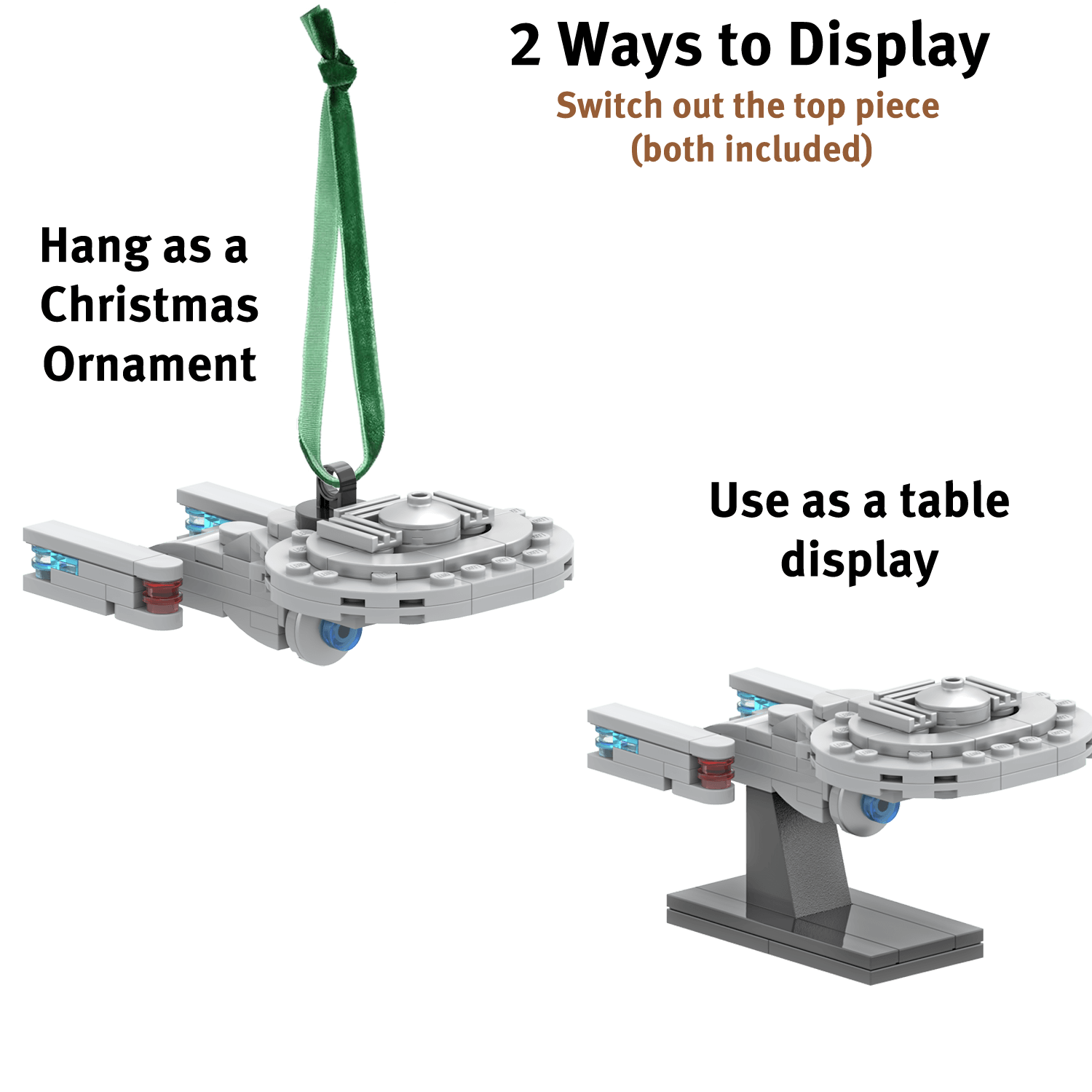 Final Frontier Spaceship - Building Set - Made Using LEGO® Parts