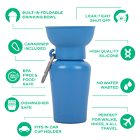20oz Flip Dog Travel Water Bottle - BIG FRENCHIES