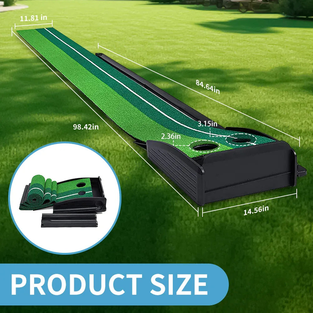 Golf Putting Mat Portable (8FT/10FT) - BIG FRENCHIES