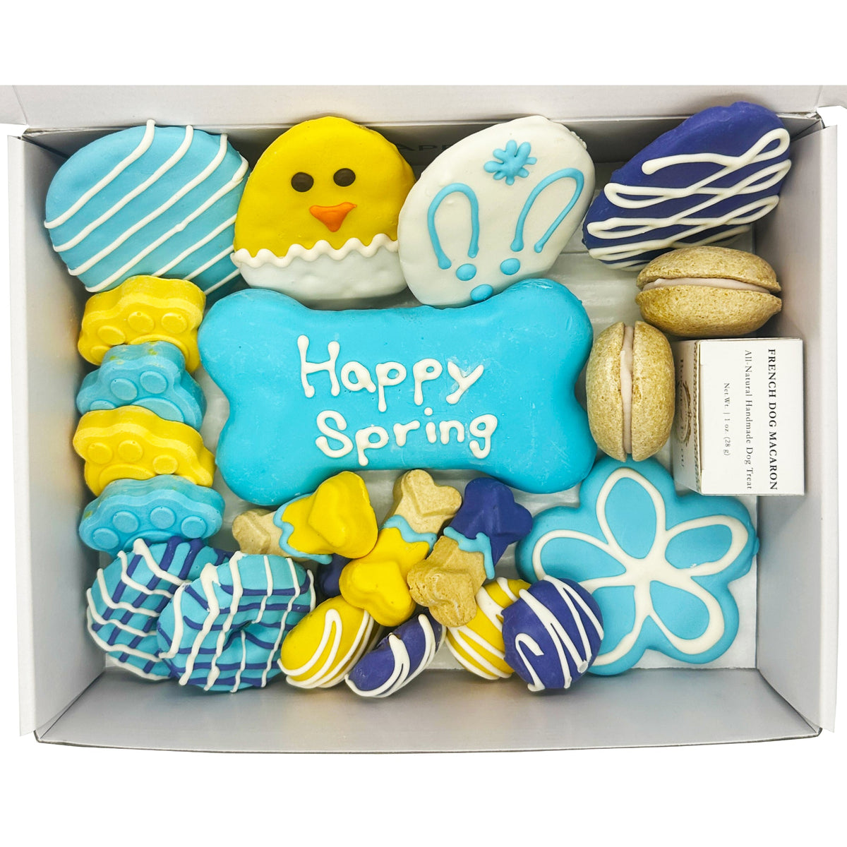 Spring Themed Dog Treats Gift Box - BIG FRENCHIES