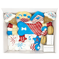 USA Themed Dog Treats Gift Box - BIG FRENCHIES