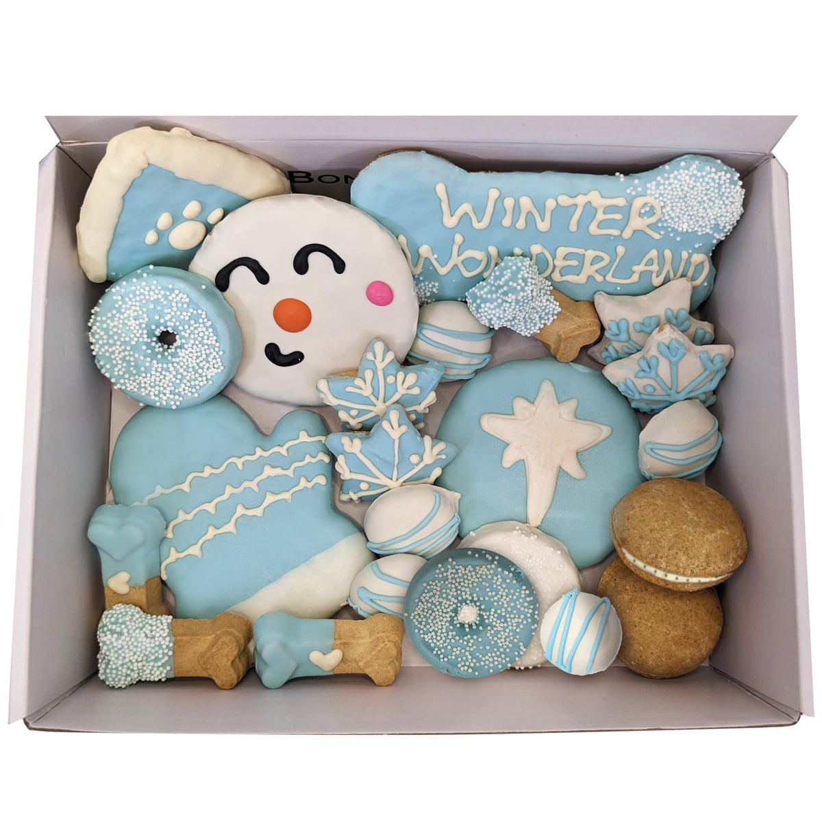 Winter Themed Dog Treats Gift Box - BIG FRENCHIES