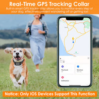 1Set 328FT Electric Wireless Dog Fence System With GPS Location Monitor Collar Receiver Rechargeable Beep Vibration Fenc