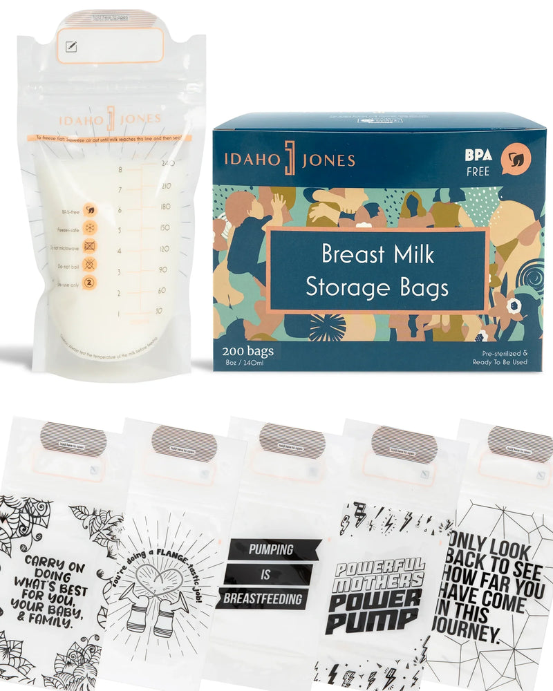 Milk Storage Bags - Breast Milk Pouches - BIG FRENCHIES