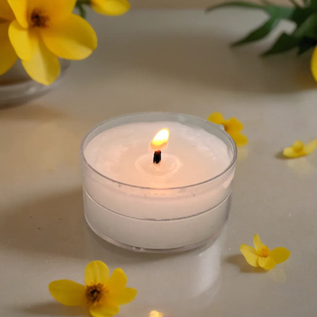 White Tealight Beeswax Candles - BIG FRENCHIES