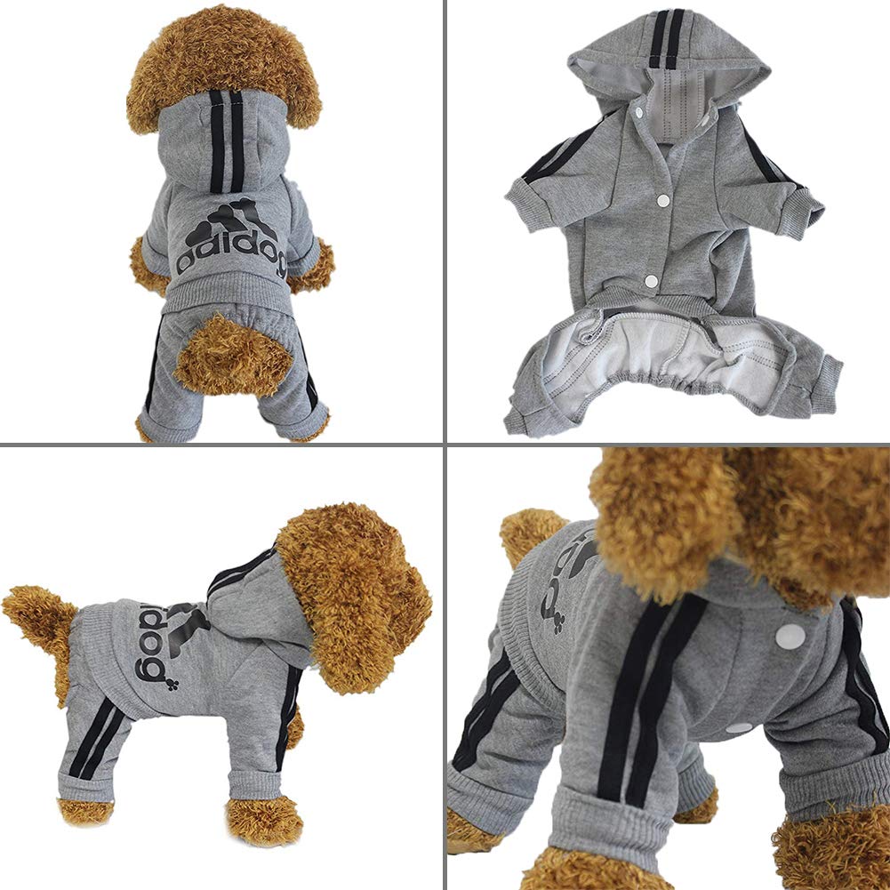 Adidog Pet Pet Four-Legged Hoodie XS-XXL - BIG FRENCHIES