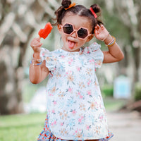 Pastel Floral Flutter Bapron - BIG FRENCHIES