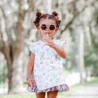 Pastel Floral Flutter Bapron - BIG FRENCHIES