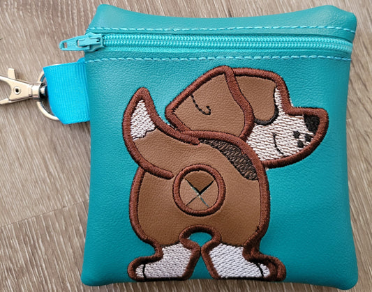 Beagle Poop Bag Pouch - gift for dog lover - Gift for Dog Walker - veterinarian - dog breed - dog groomer - Beagle Butt - BIG FRENCHIES