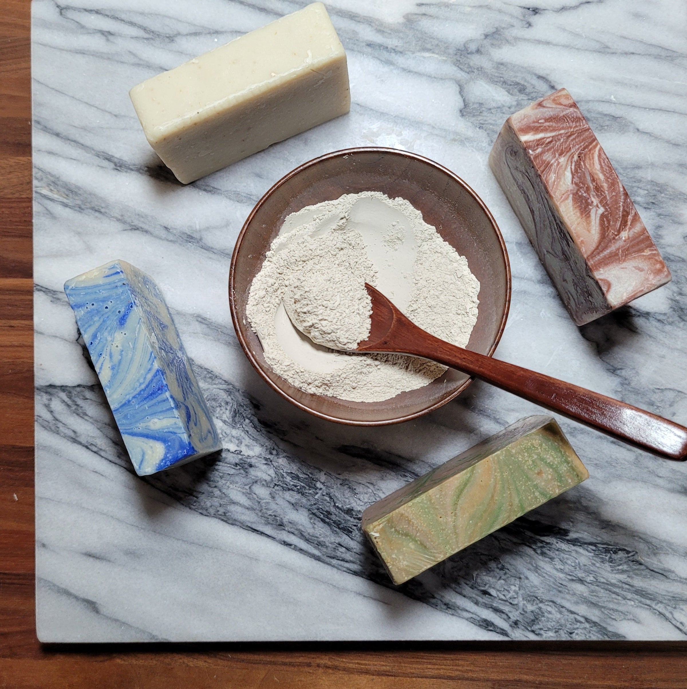 Natural Face & Body Soap Bar - Cold Processed, Organic Oils | Signature Clay