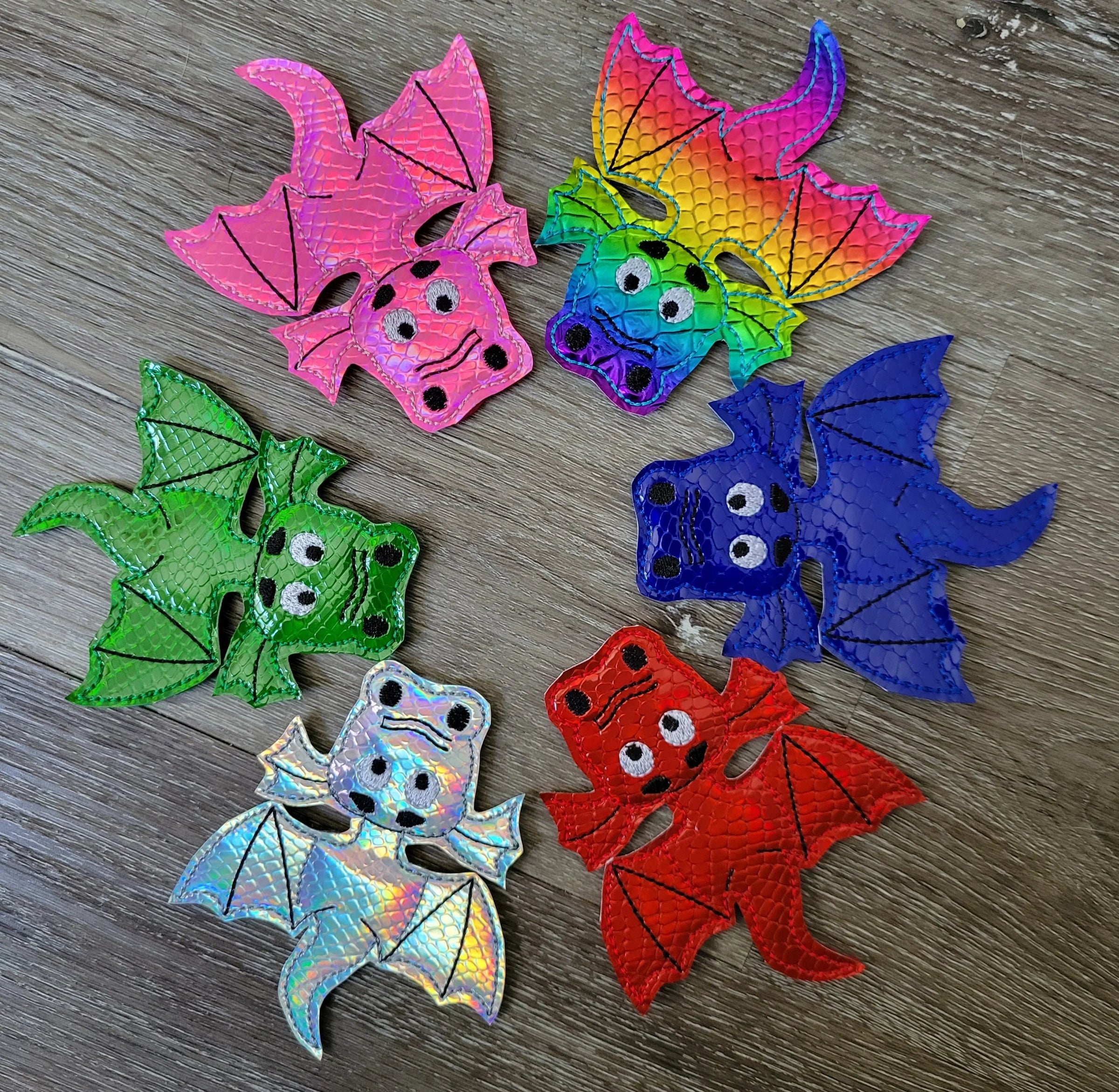 Dragon Finger Puppets, Children's Pretend Play Toys, Gift for Storytellers - BIG FRENCHIES