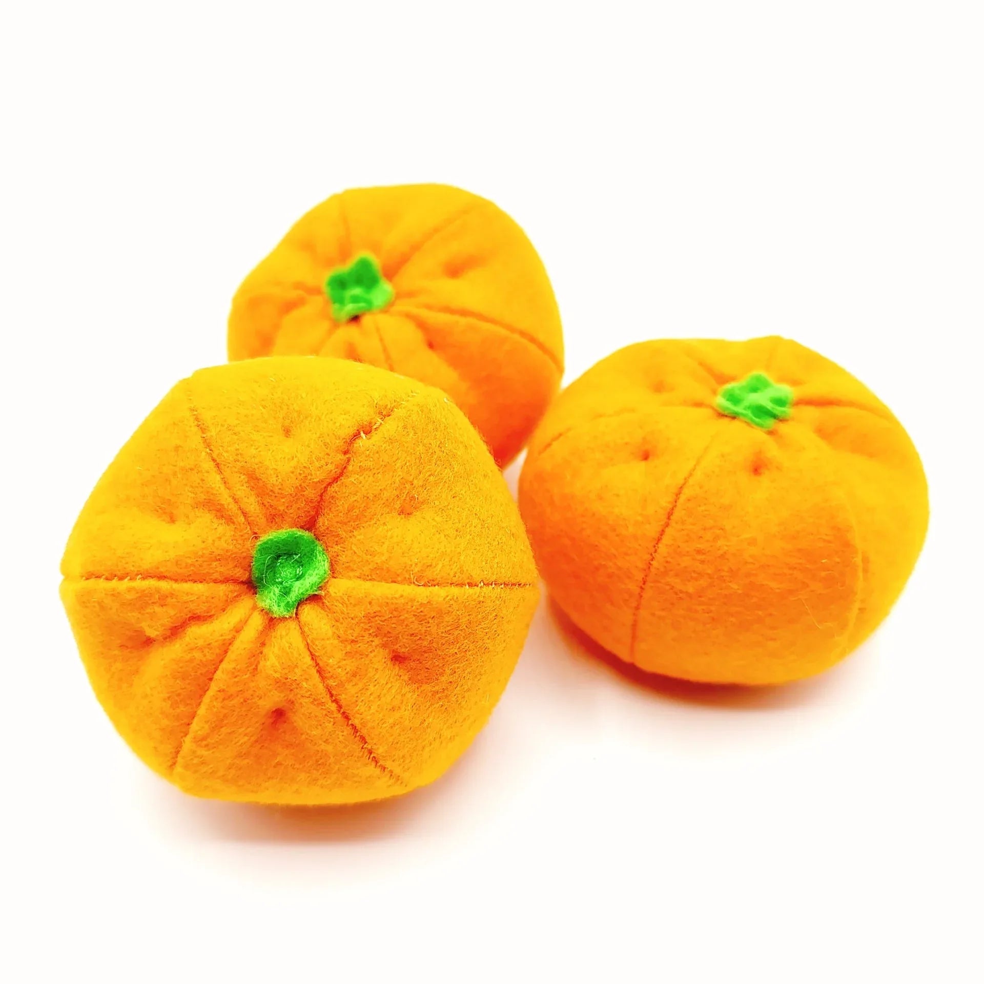 Mandarin / Tangerine orange citrus felt fruit - BIG FRENCHIES