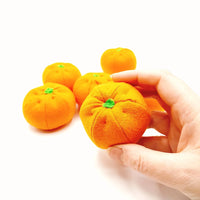 Mandarin / Tangerine orange citrus felt fruit - BIG FRENCHIES