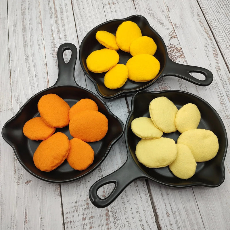 Baked slice potatoes, roasted sweet potato play food - BIG FRENCHIES