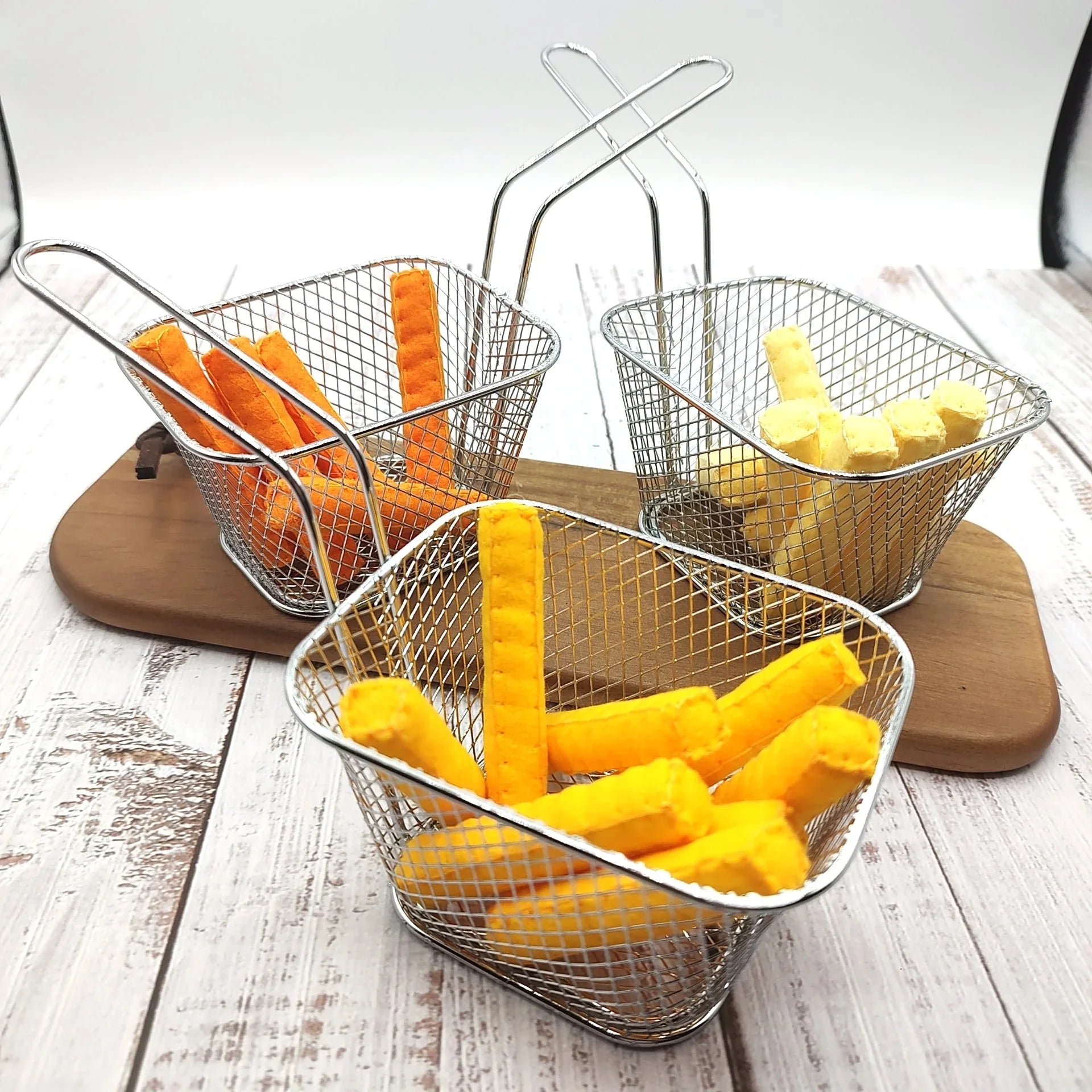 French fries handmade "cutting", roasted sweet potato play food - BIG FRENCHIES